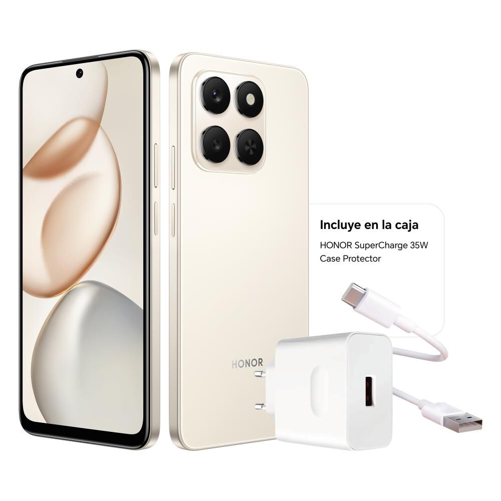 Smartphone Honor H400 Smart / 5G / 256 GB / Gold / Liberado image number 1.0