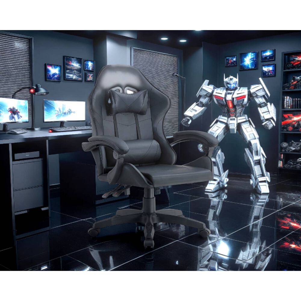 Silla Gamer Pro Tokio Ergonomica Reclinable Color Negro Bmg-17b Arthome image number 2.0