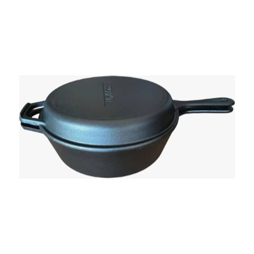 Dutch Oven 26cm 2 Sartenes Hierro Fundido + 2 Grip - Cukin image number 3.0