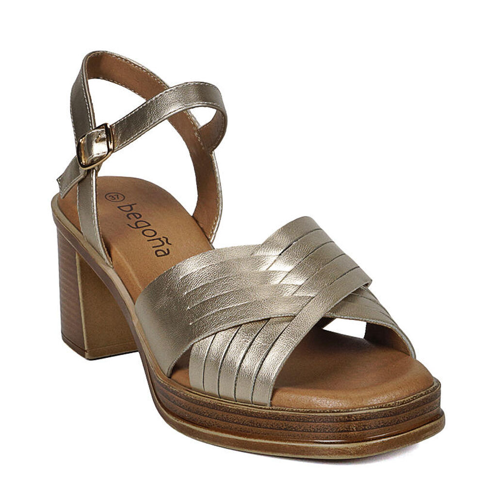 Sandalia Betzy Dorado image number 2.0