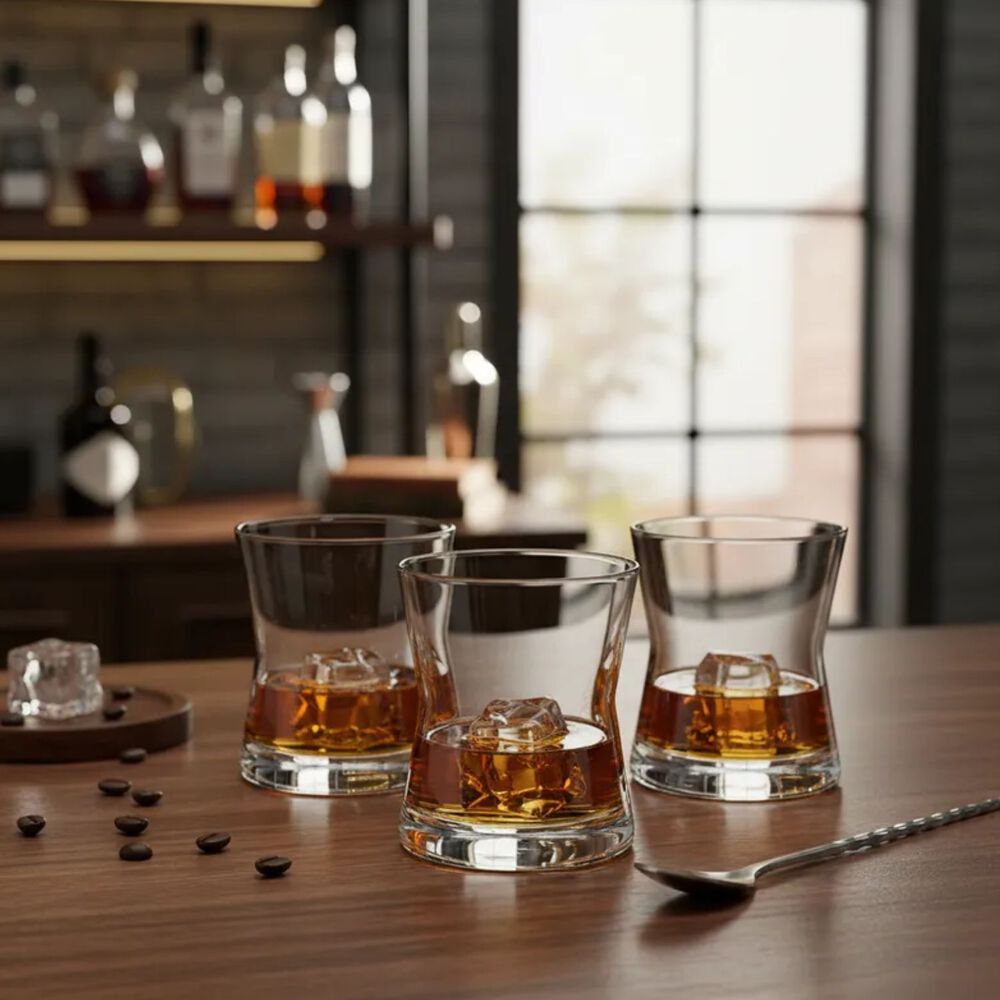 Set 24 Vasos Derin Whisky 300ml Bebidas Tragos Elegante image number 2.0