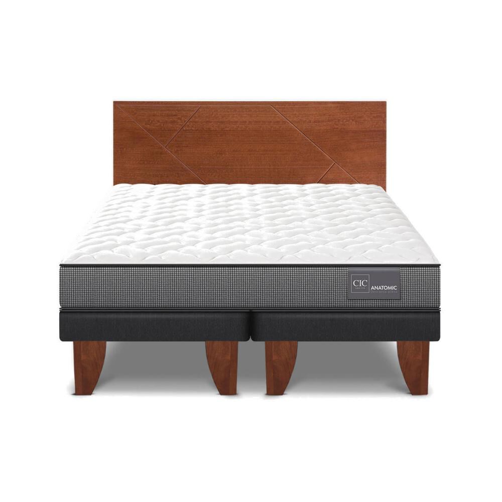 Cama Europea Cic Anatomic / 2 Plazas / Base Dividida + Respaldo image number 0.0