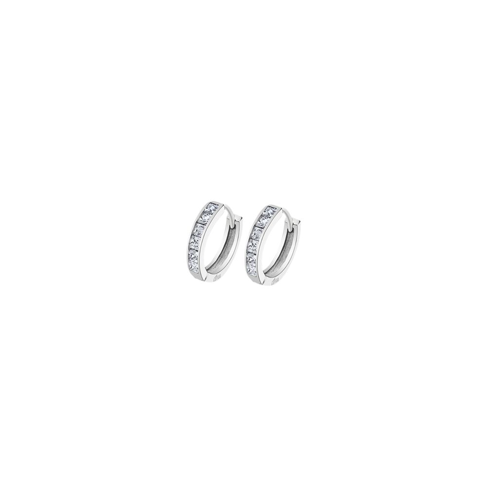 Aros Lp3396-4/1 Lotus Silver Mujer Hoops image number 0.0
