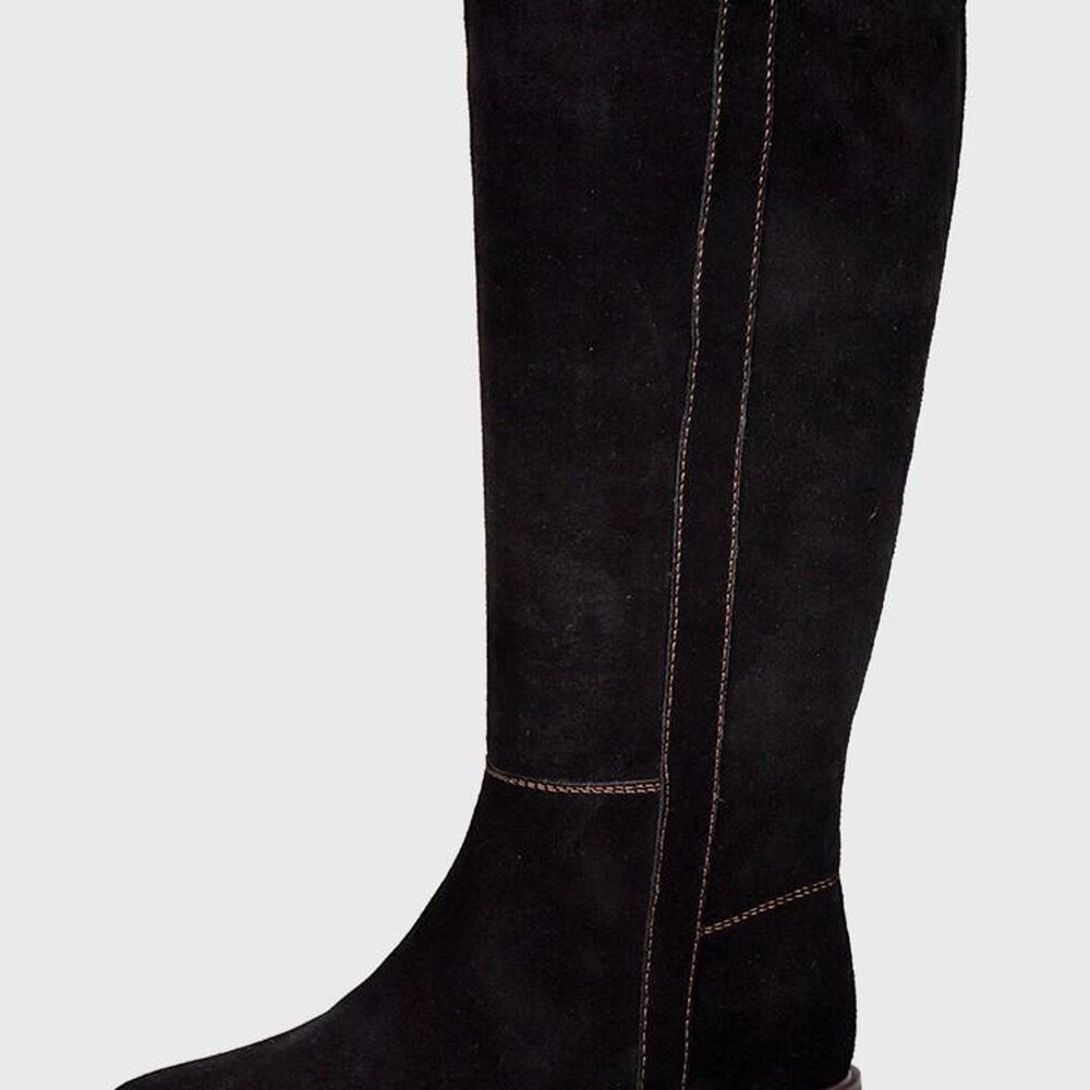 Bota Cuero Dinora Negro image number 0.0