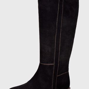 Bota Cuero Dinora Negro