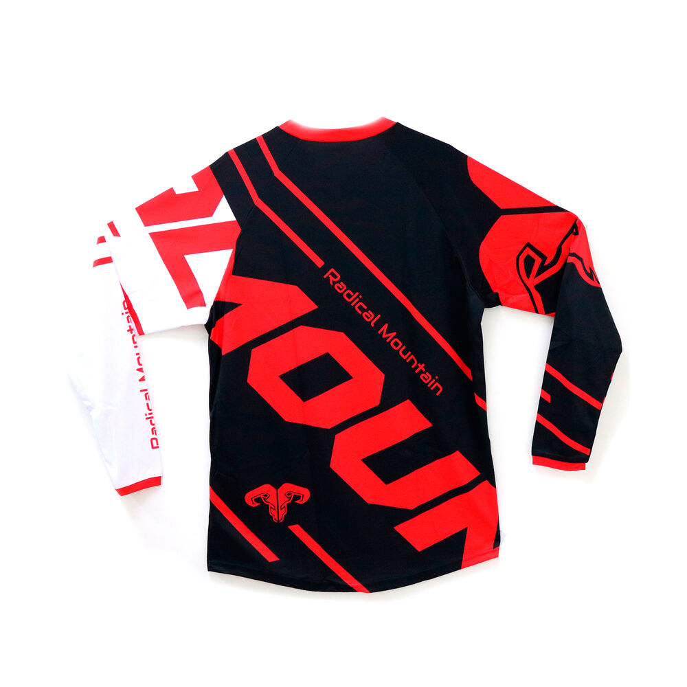 Jersey Mtb Negro Blanco M Radical Mountain image number 2.0