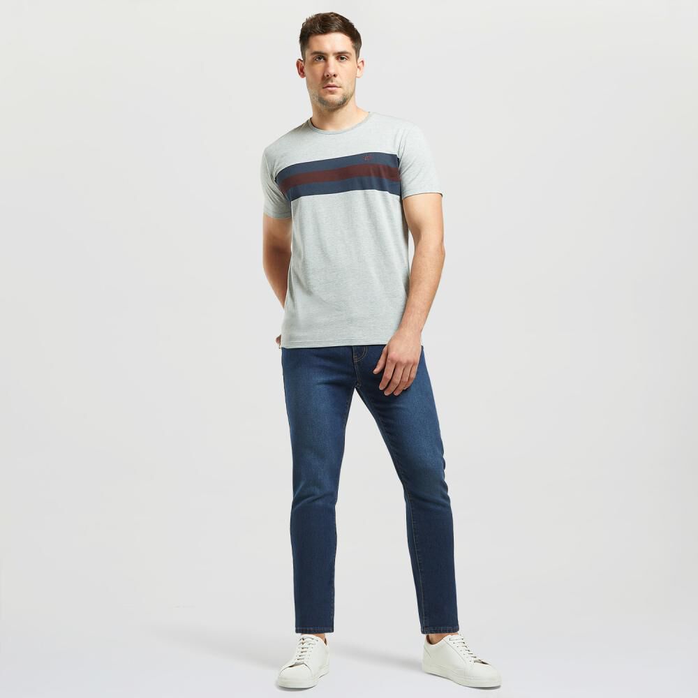 Jeans Regular Tiro Medio Slim Hombre Peroe image number 1.0