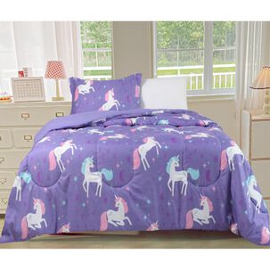 Plumón Casaideal Kids Unicornio15p / 1.5 Plazas