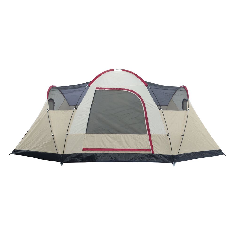 Carpa 10 Personas Camping Outdoor Beige image number 2.0