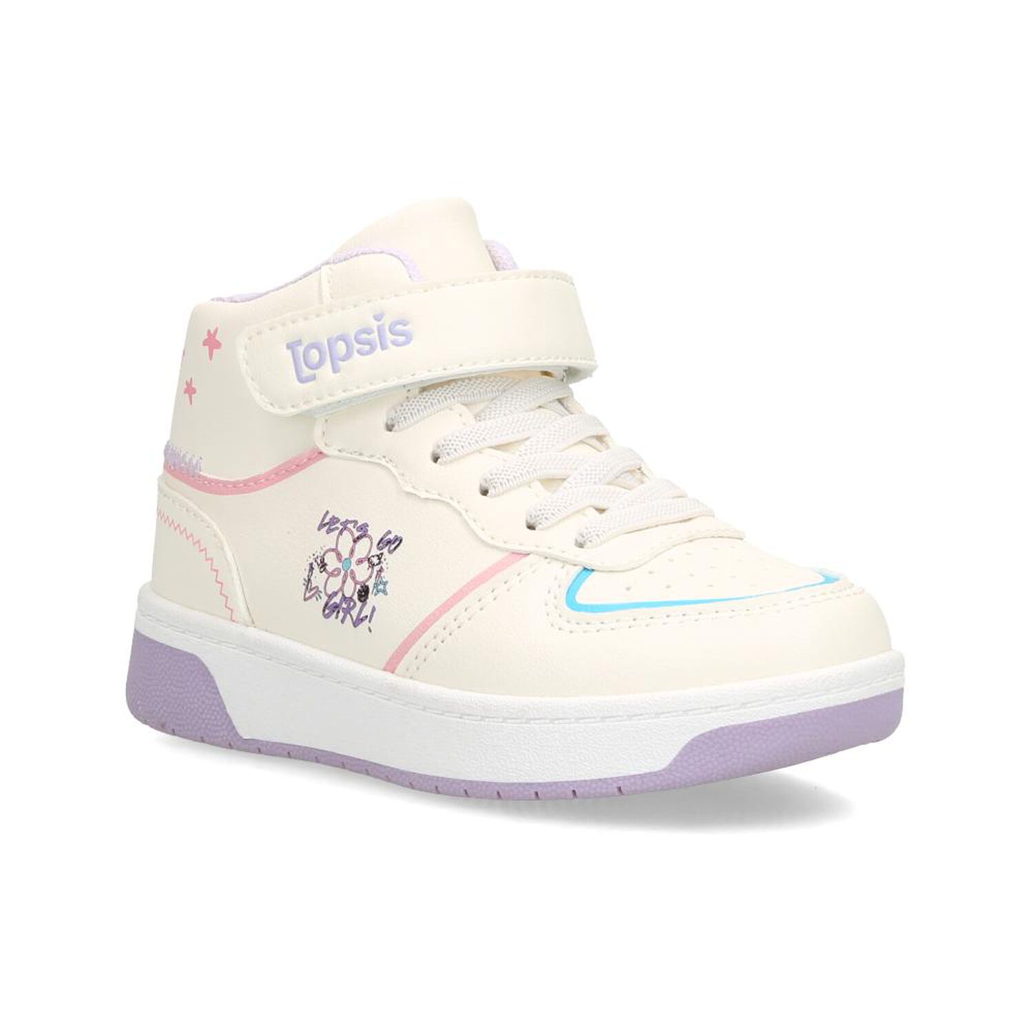 Zapatilla Infantil Ni&ntilde;a Topsis White image number 0.0