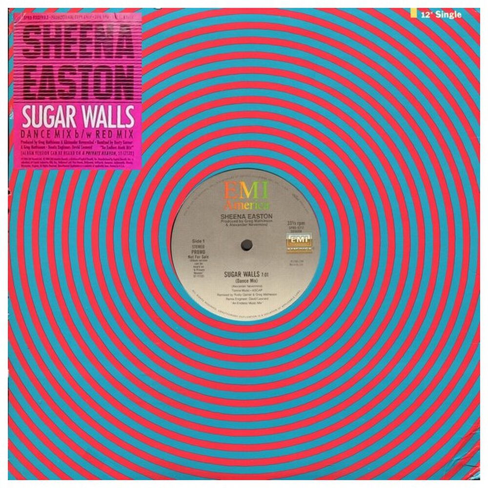 Sheena Easton - Sugar Walls | 12" Maxi Single Usado image number 0.0