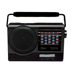 Radio Portátil Con Bluetooth Am Fm Usb Retro Viterbo Mlab