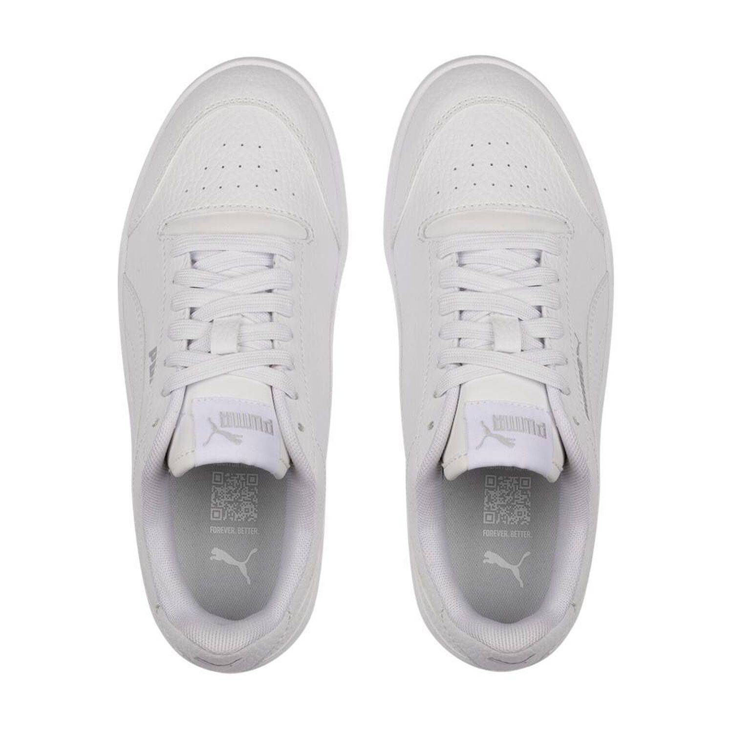 Zapatilla Escolar Unisex Puma Shuffle Blanco image number 4.0