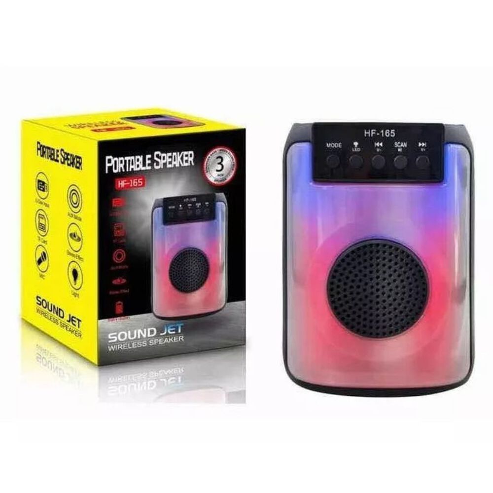 Parlante Portatil Inalambrico Altavoz Bluetooth Hf165 image number 1.0