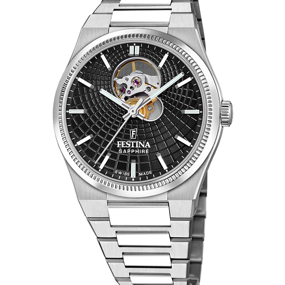 Reloj F20053/4 Festina Swiss Negro Hombre Automático image number 0.0