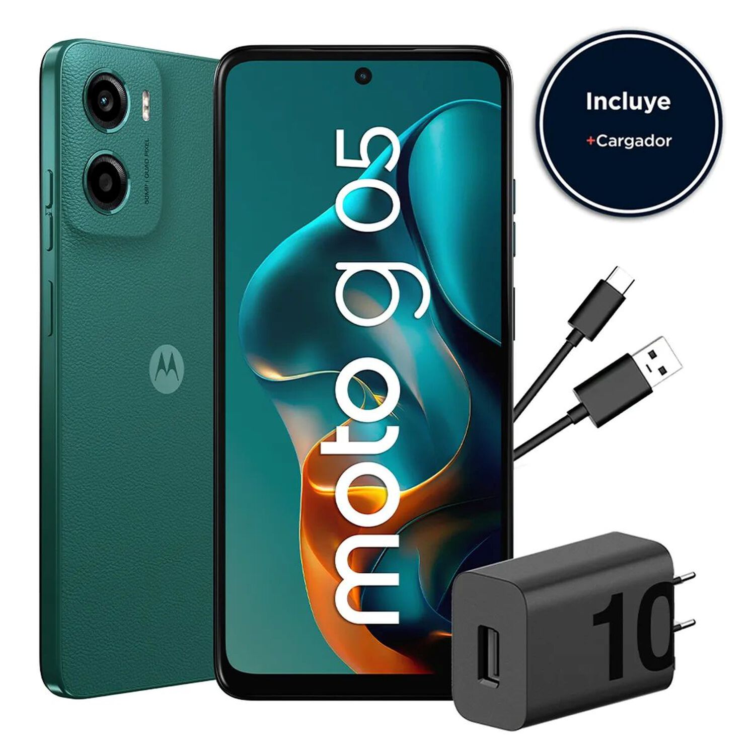 Motorola G05 64gb Rom 4gb Ram Verde image number 1.0