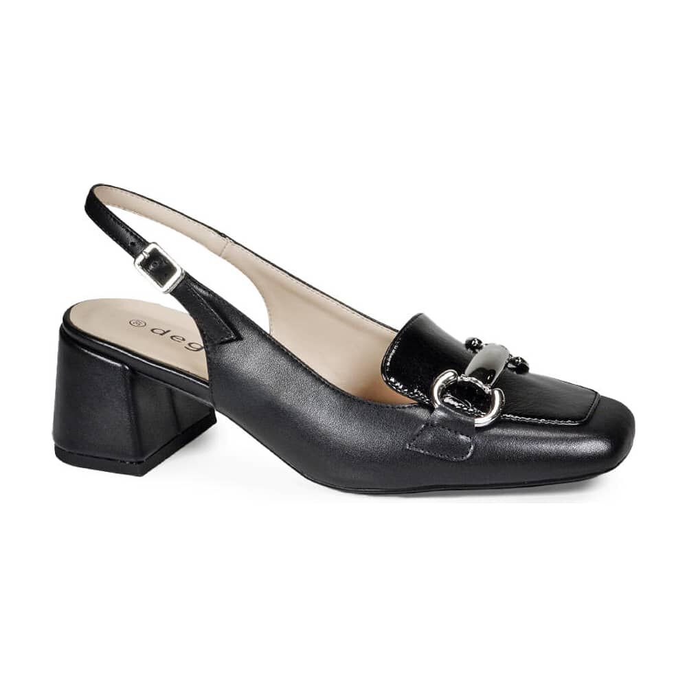 Zapato Cuero Acalia Negro image number 1.0