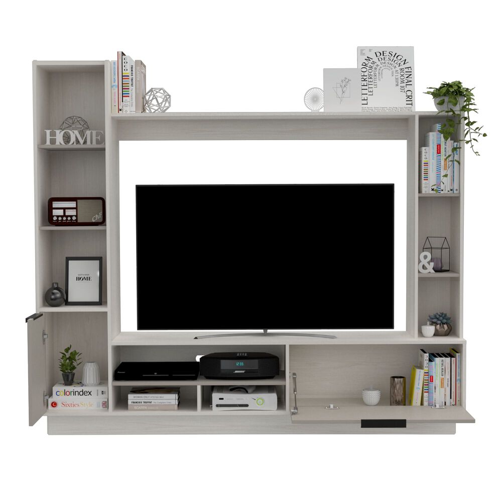 Centro De Entretenimiento Tv 60" Gris 176.8x202x35 Cm image number 2.0