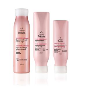 Kit Champ&uacute; Acond Y Crema De Flor De Cereza Y Aguacate