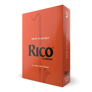 Ca&ntilde;a Clarinete Bajo 2.5 Pack 10 Rico Rea1025 Daddario