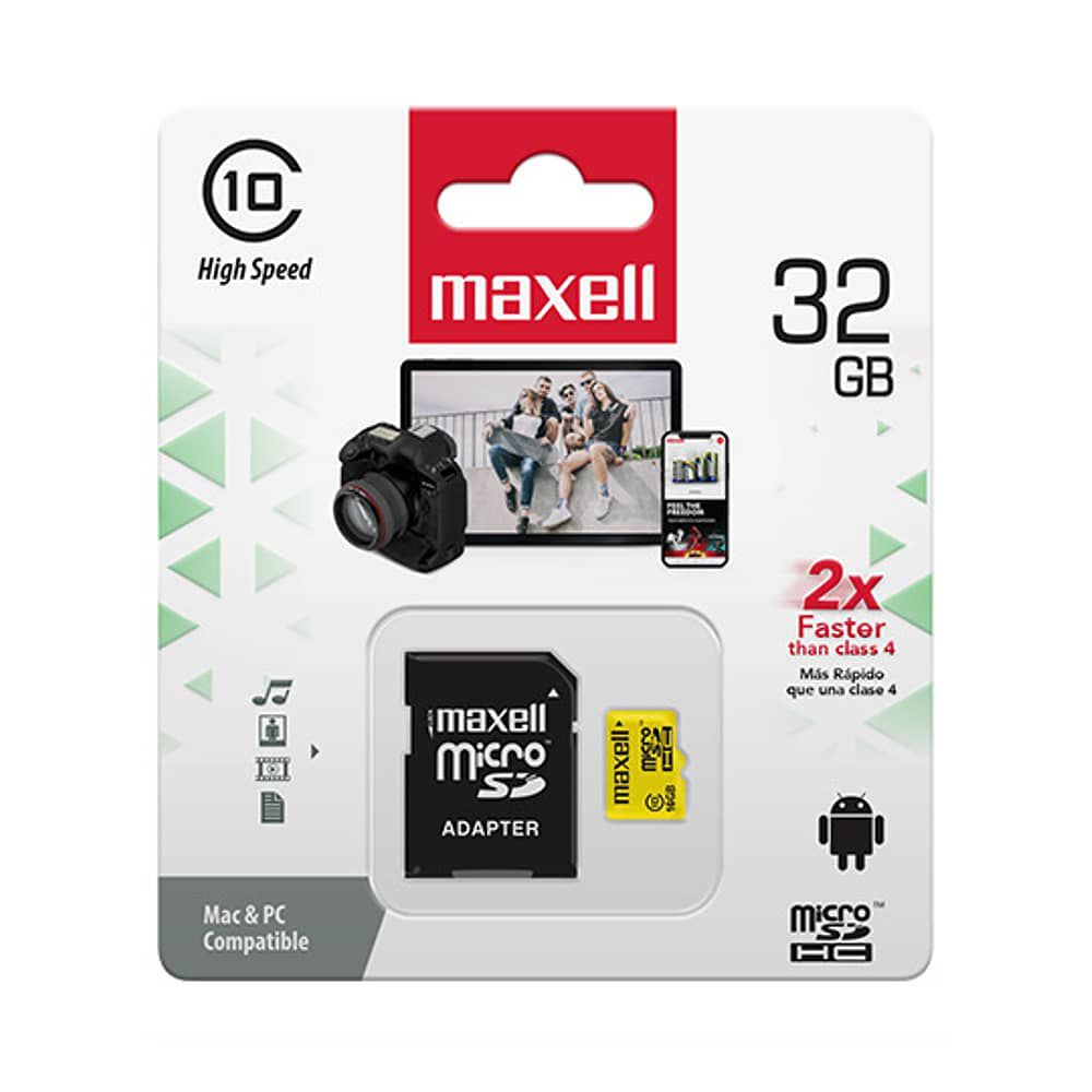 Tarjeta Micro Sd Maxell 32gb Clase 10 image number 2.0