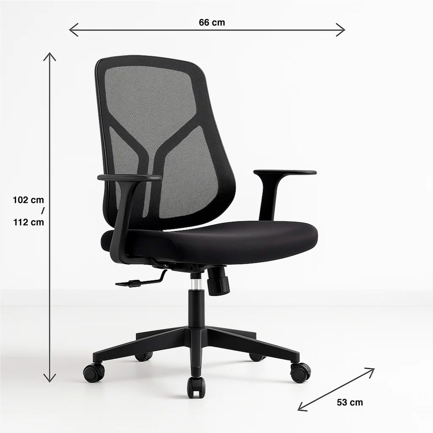 Silla De Oficina Ergon&oacute;mica Nova Mesh - Negra image number 3.0