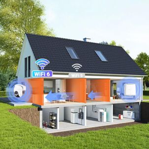 C&aacute;mara Seguridad 4g/wifi Cb8 Lite Bateria Panel Solar Ezviz Blanco