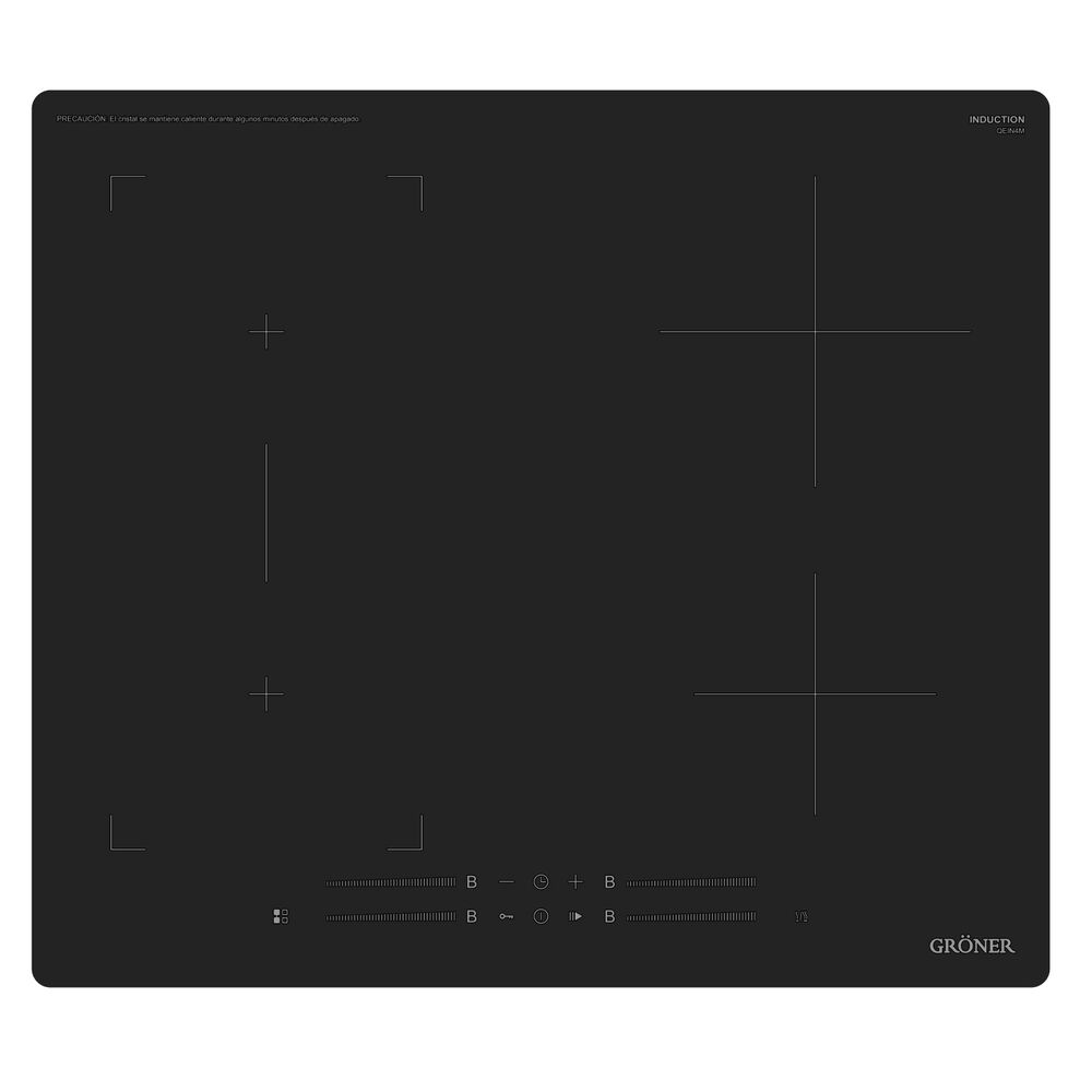 Encimera Inducción Grner Matte Black 4q image number 0.0