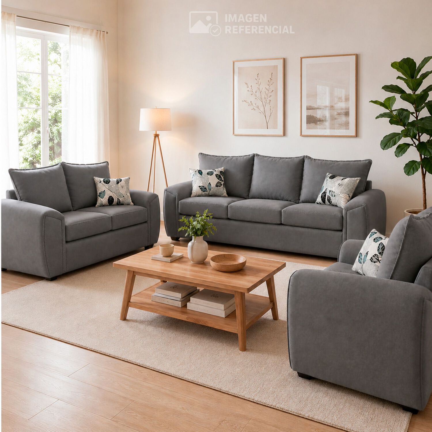 Juego De Living Elegant Detail Houston / 6 Cuerpos image number 0.0