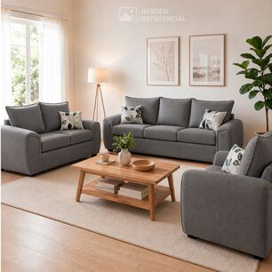 Juego De Living Elegant Detail Houston / 6 Cuerpos