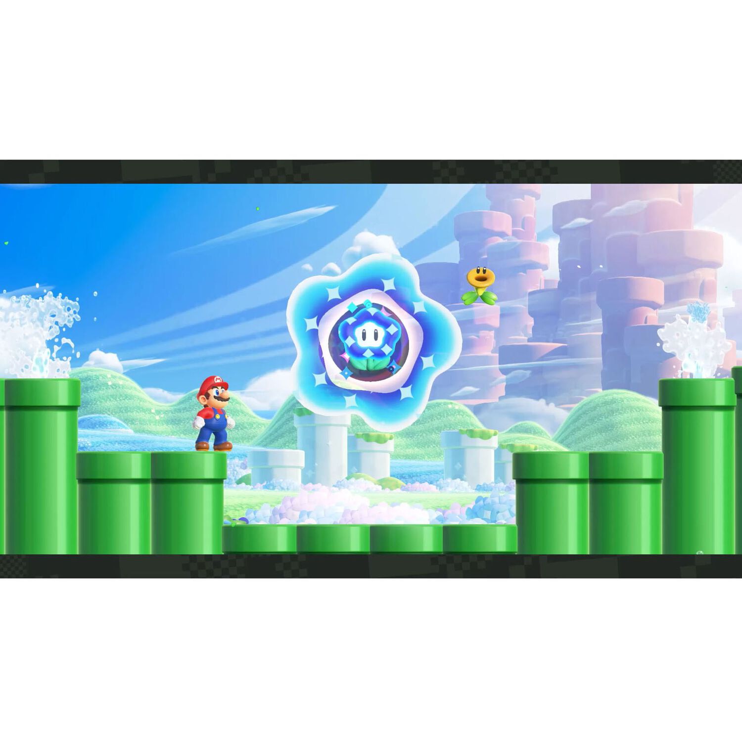 Consola Nintendo Switch Oled White + Super Mario Bros Wonder + 3 Meses NSO image number 4.0