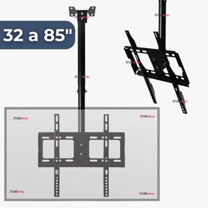 Soporte Tv Pared Techo Ajustable 68kg 32 A 85 Pulgadas