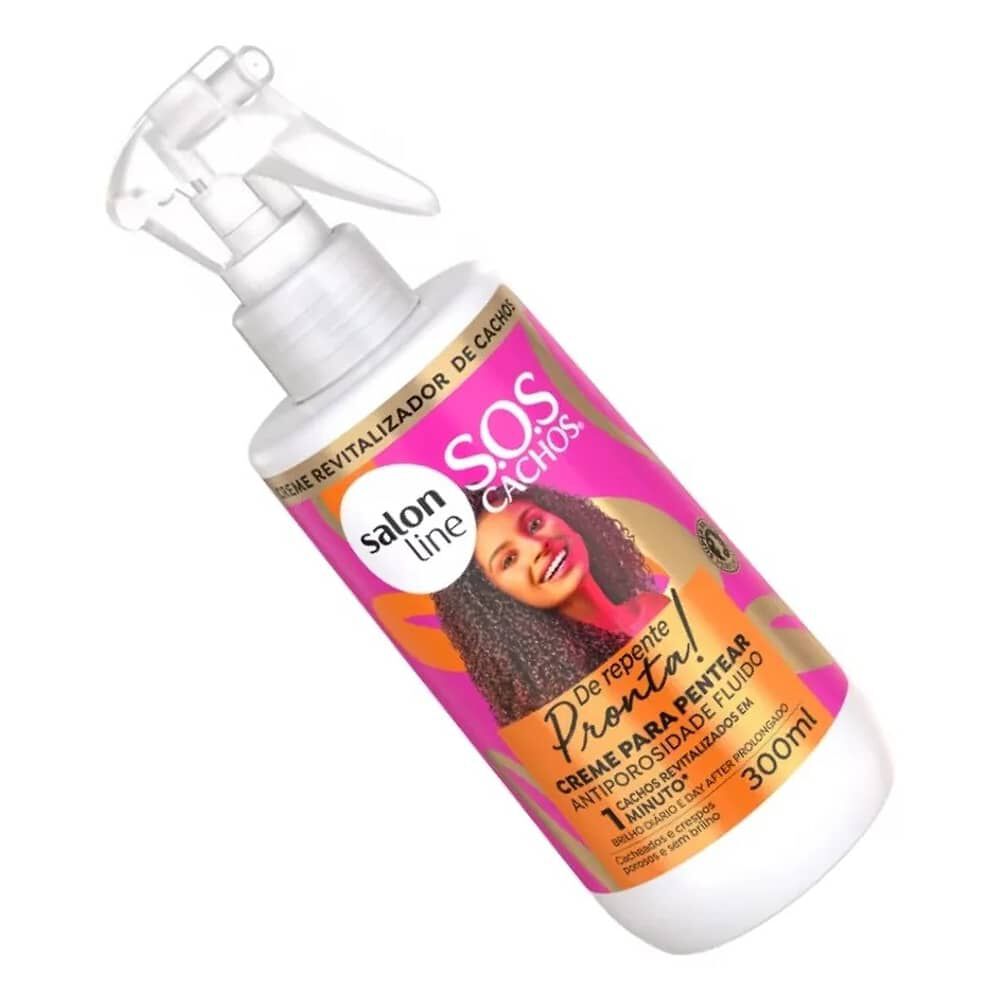 Crema De Peinar Sos Antiporosidade Pronta De 300ml Salonline image number 1.0