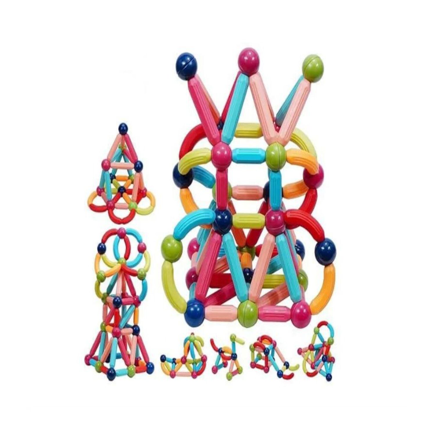 Bloques Magn&eacute;ticos Construcci&oacute;n 36 Pcs Juguete Stem Ni&ntilde;os image number 3.0