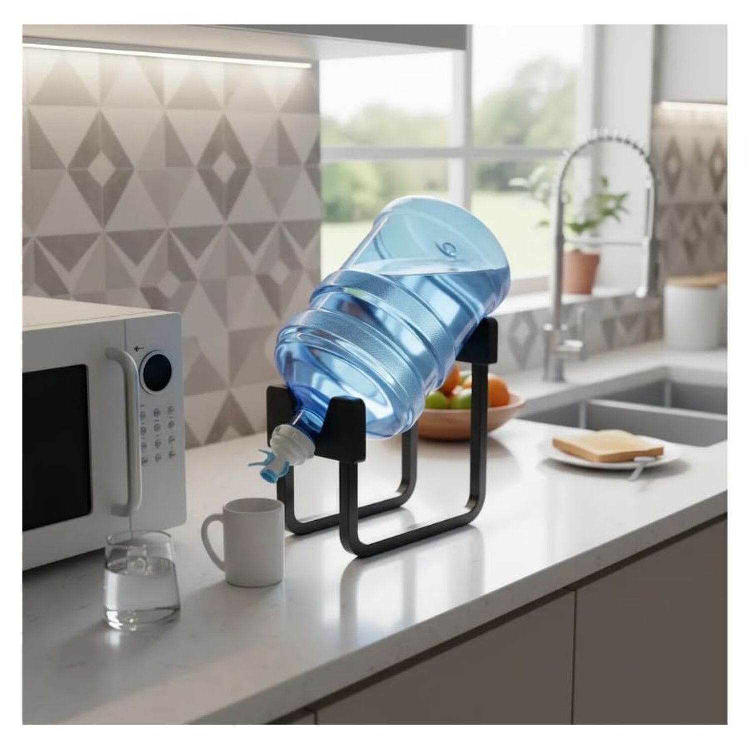Soporte Para Bidon De Agua Dispensador Rack Metalico image number 3.0