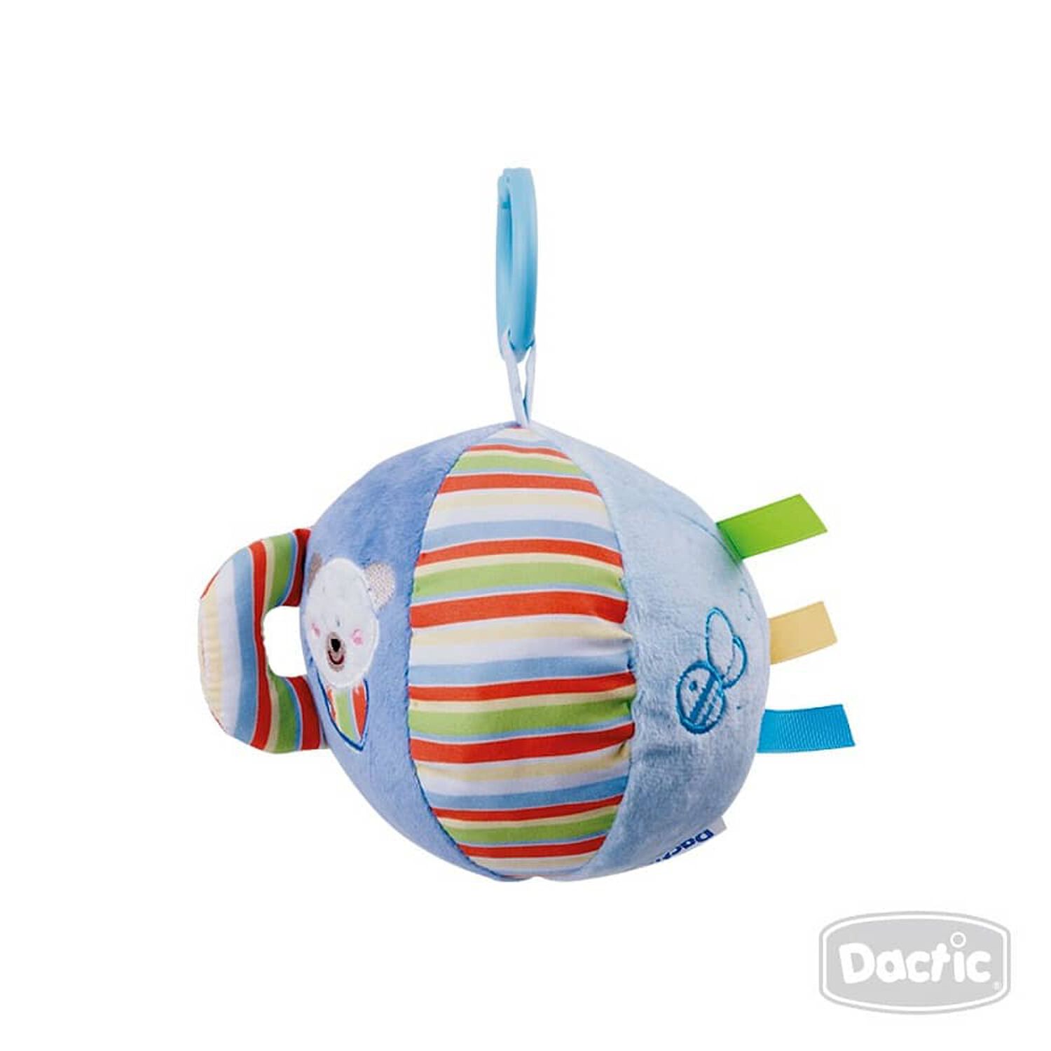 Juguete Sensorial Pelota Interactiva Celeste Texturas Dactic image number 0.0