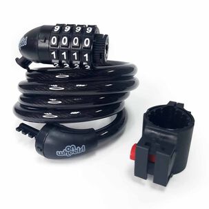 Candado Espiral Onwheels Con Clave 1.2x150cm Negro