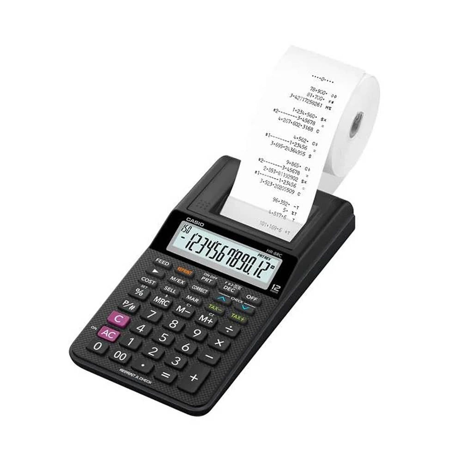 Calculadora 12 D&iacute;gitos Con Impresora Casio Hr-8rc image number 0.0