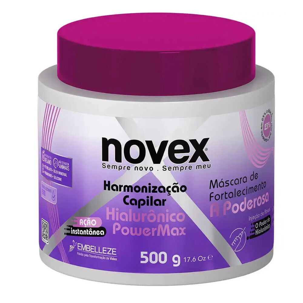 Mascara Hialuronico Power Max 500g Novex image number 1.0