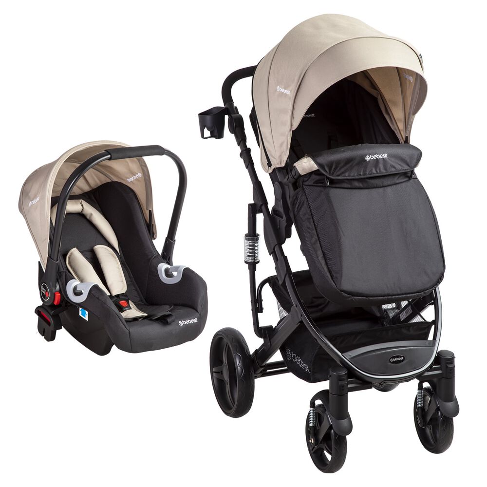 Coche Cuna Travel System Quest Beige Bebesit image number 4.0