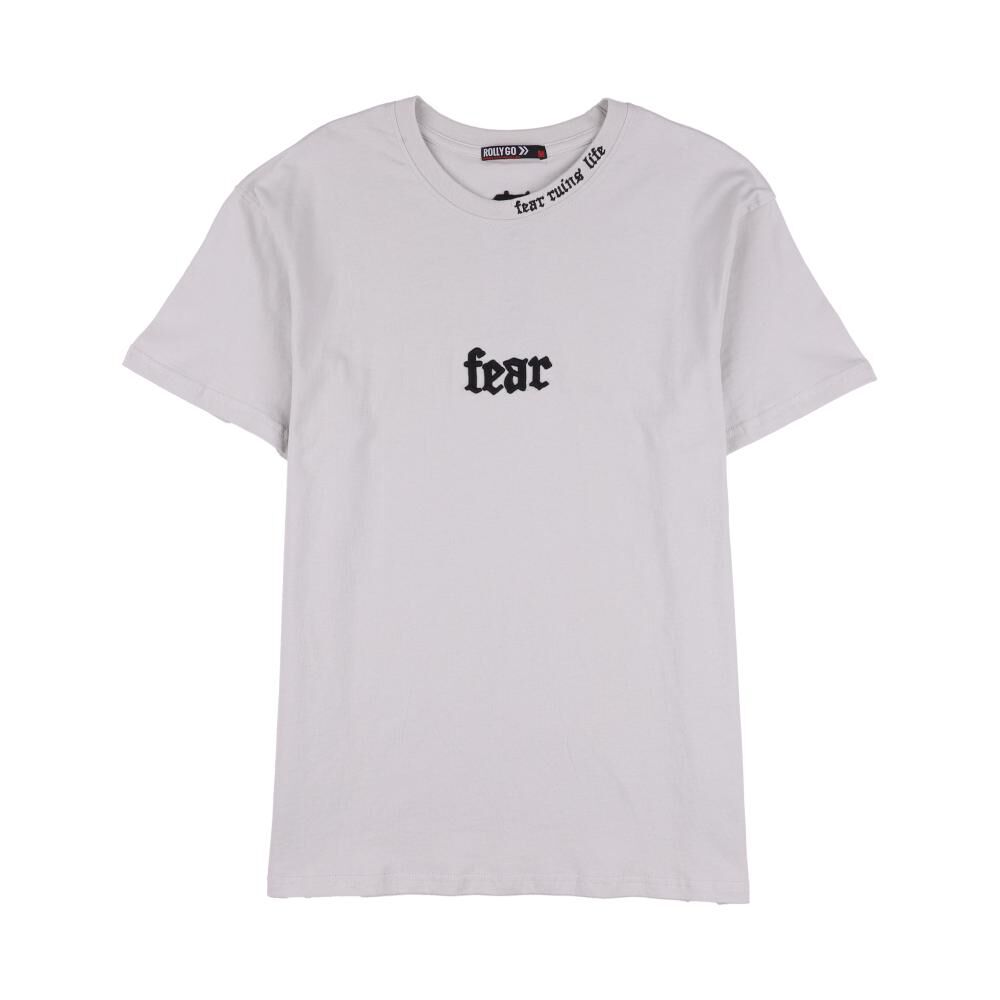 Polera Estampada Manga Corta Cuello Redondo Hombre Rolly Go image number 0.0