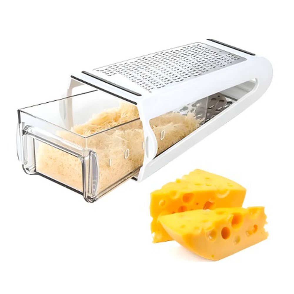 Rallador De Cocina De Mesa Con Recipiente Contenedor image number 0.0