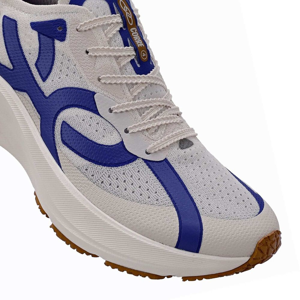 Zapatilla Running Hombre Corre 4 Azul/blanco image number 7.0