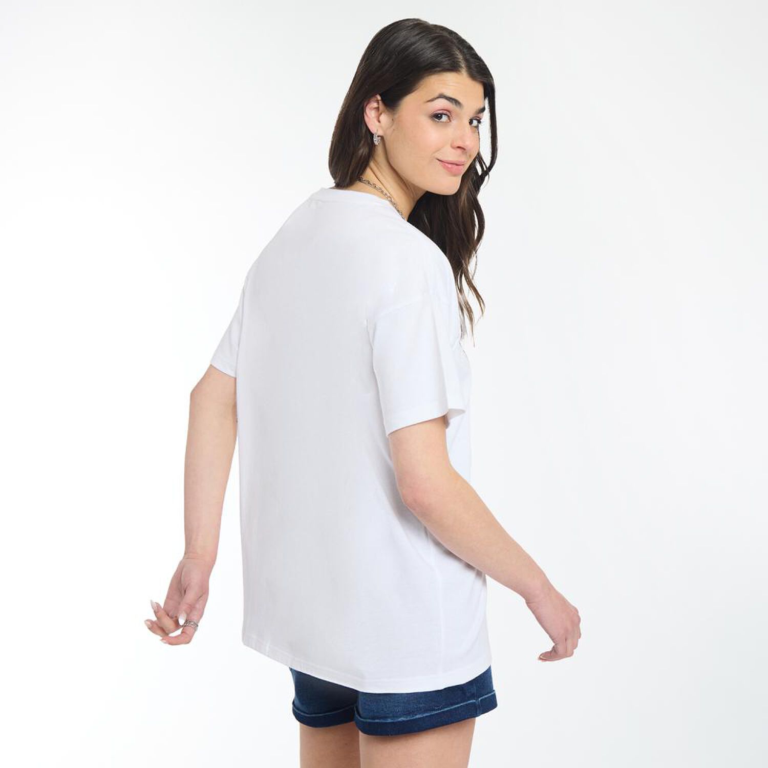 Polera Estampada Manga Corta Cuello Redondo Mujer Rolly Go image number 3.0
