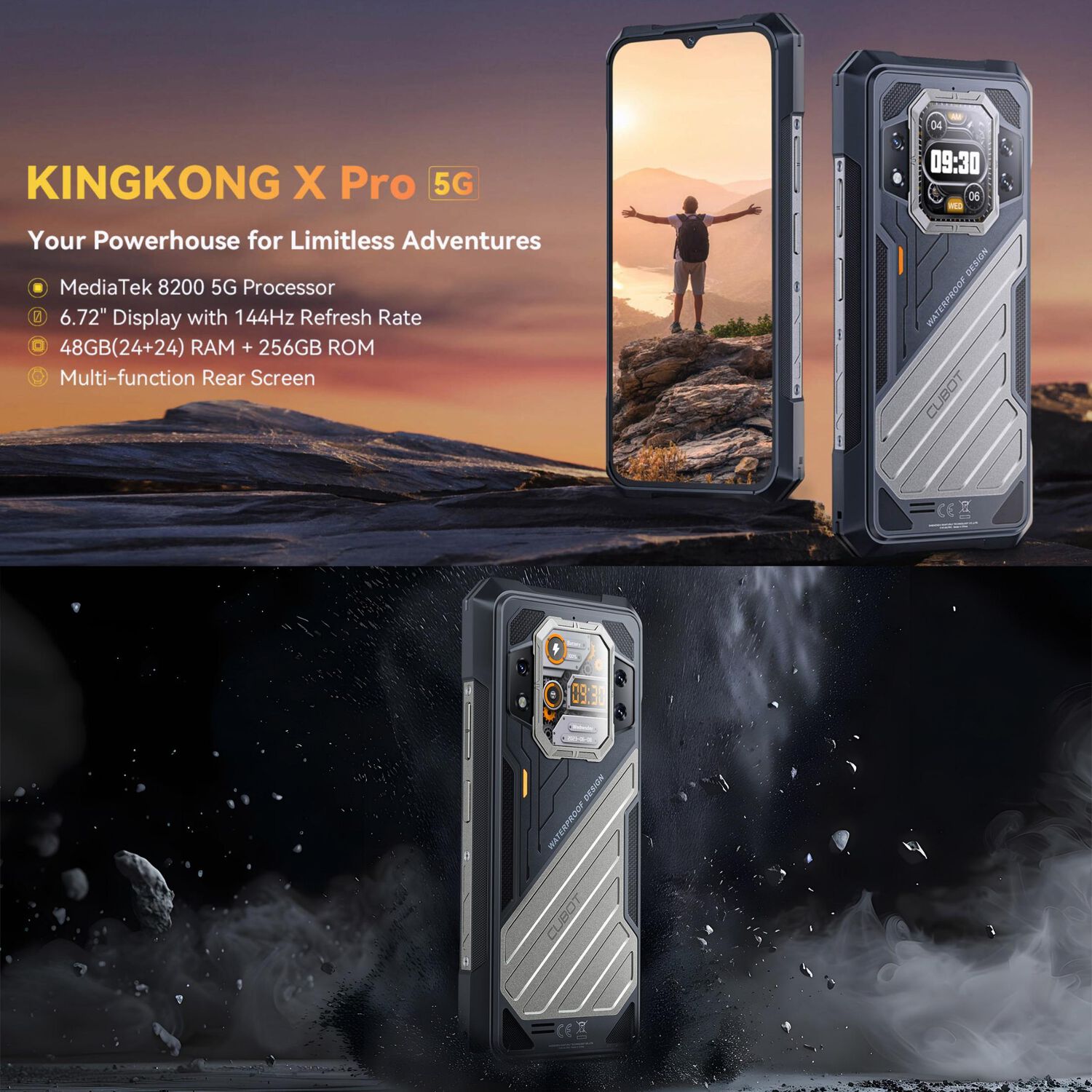 Cubot Kingkong X Pro: Ram 24gb, Resistente 5g C&aacute;mara 100 Mp image number 2.0