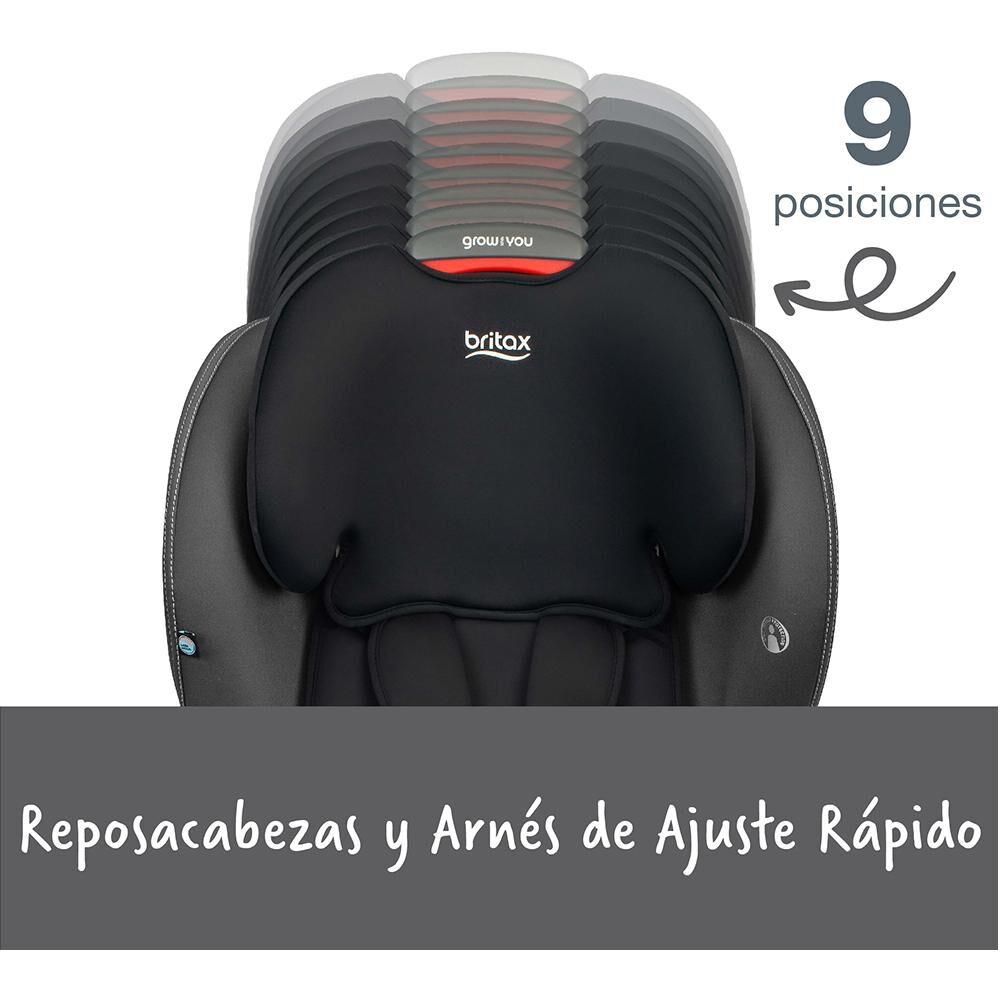 Butaca De Auto Grow With You Mod Black Britax image number 6.0