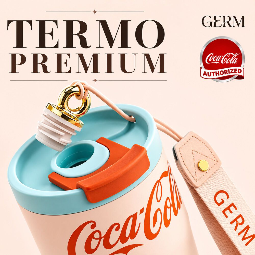 Vaso Mug T&eacute;rmico Germ Coca-cola Pink Inoxidable 700 Ml image number 2.0