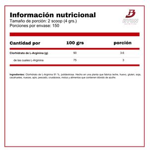 L-arginina 300 Grs
