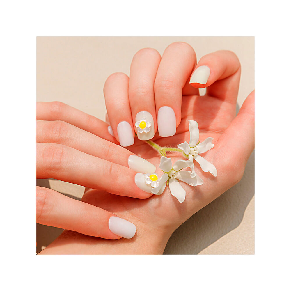 Muzmak - Uñas Press On Drop Flower Regular Square 36 U. image number 2.0