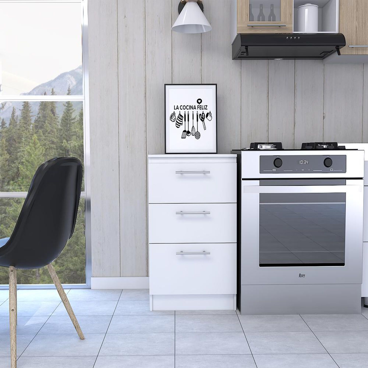 Mueble Inferior Tuhome Manchester / 3 Cajones image number 2.0